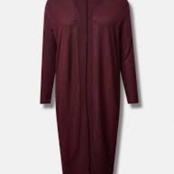 Super Soft Plush Cocoon Lounge Cardigan (Size 3) - Picture 3 of 6